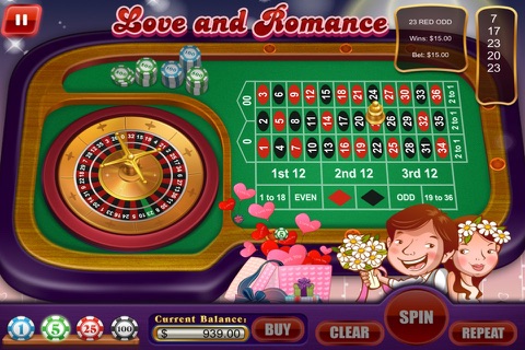 Amazing Happy Valentine's Day Love & Romance Casino Lucky Roulette Free screenshot 4