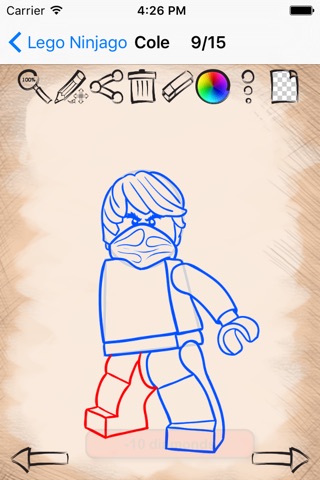Learning To Draw Lego Ninjago Fighters Edition screenshot 3