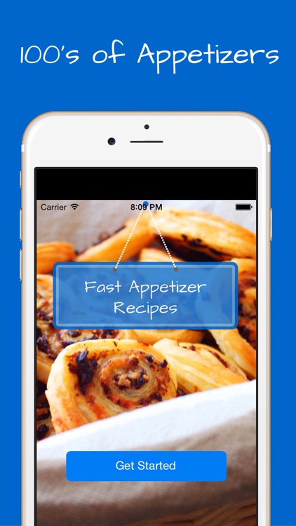 Appetizers, starters, entrees and finger food