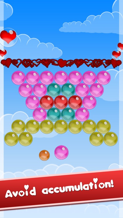 Bubble Shooter Love Valentine - A deluxe match 3 puzzle special for Valentine's day screenshot-3