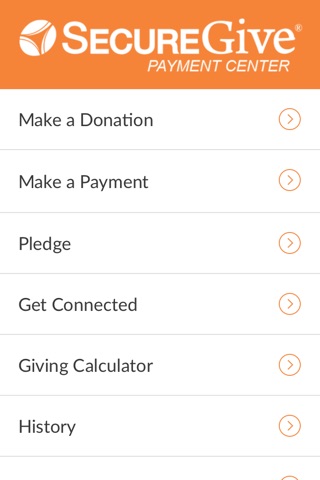 SecureGive Mobile screenshot 2