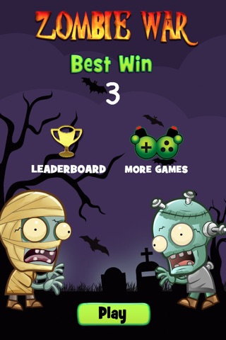 Zombie War Card Game - Watch Edition screenshot 3