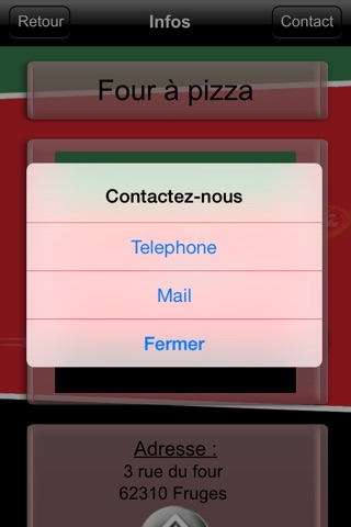 Four à pizza screenshot 2