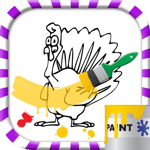 Thanksgiving Coloring Book Pro