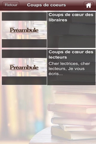 Librairie Préambule screenshot 2