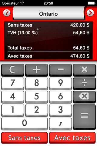 Canada Sales Tax Calculator + screenshot 2