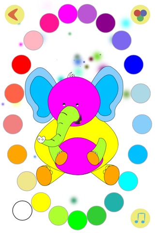 Plastic Draw: your kid can play the game with funny animals and color them screenshot 3