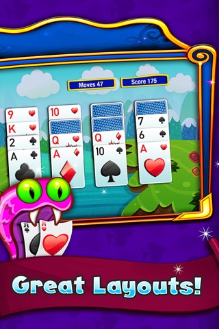 Solitaire Free-Cell – spades plus hearts classic card game for ipad free screenshot 2