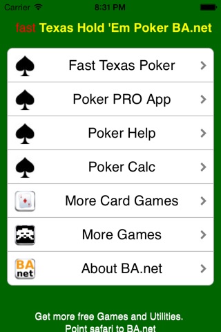 free Fast Poker Texas Hold 'Em - BA.net screenshot 2