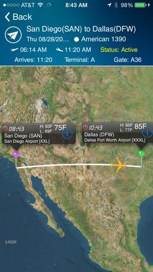 Dallas Fort Worth Airport (DFW) Flight Tracker Radar(圖1)-速報App