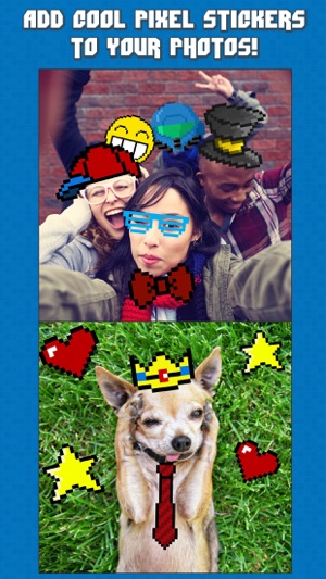 InstaPixel - A Funny Retro Photo Booth Editor with 8 Bit Sti(圖1)-速報App