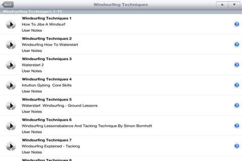 Windsurfing Techniques screenshot 2