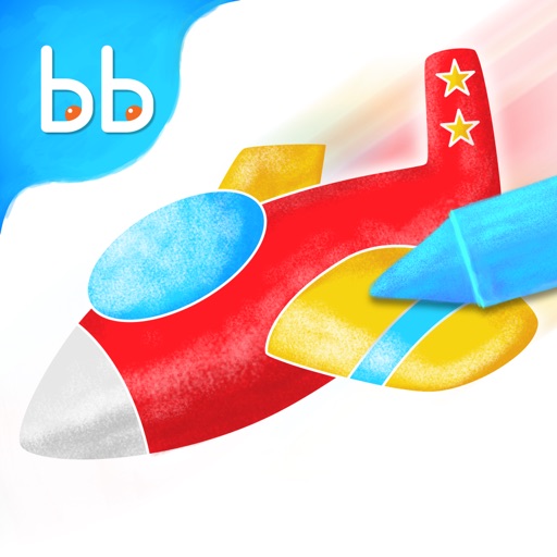 Tabbydo Airplanes Colorbook Free : Coloring pages for Kids, preschoolers and toddlers iOS App