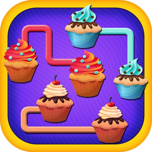 Aah!! Yummy Crazy Cupcake Cookie Match 3 Puzzle Free Icon