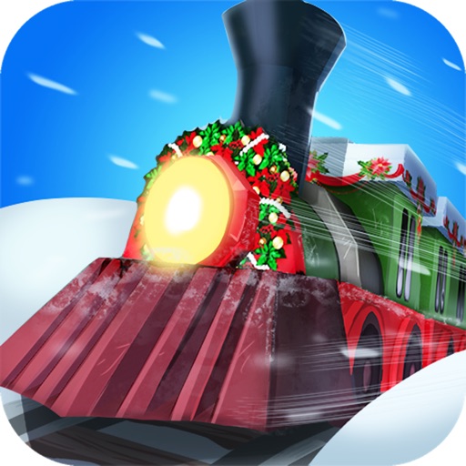 Xmas Train 3D Icon