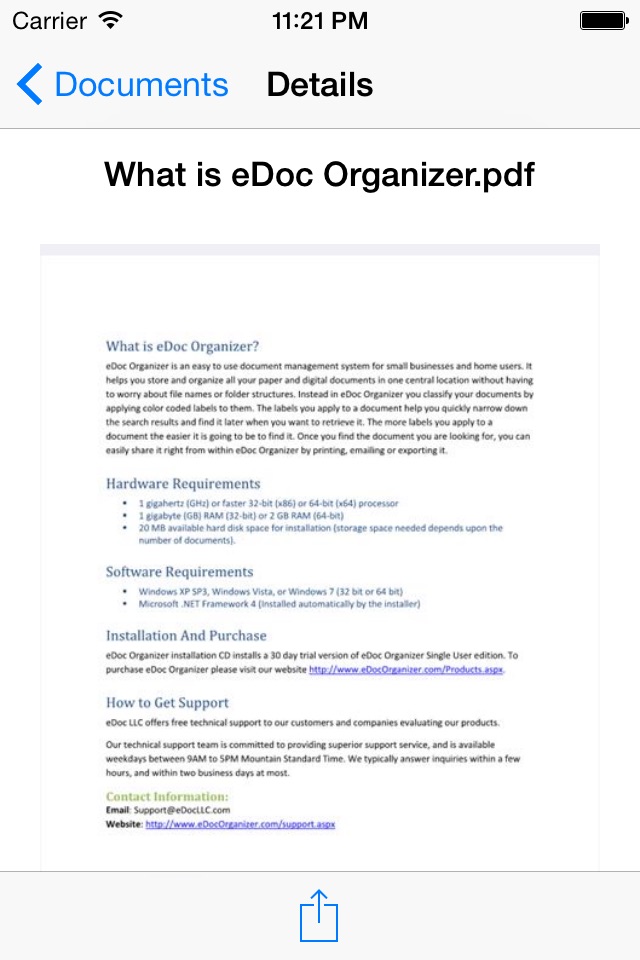 eDoc Organizer Cloud Document Management screenshot 2