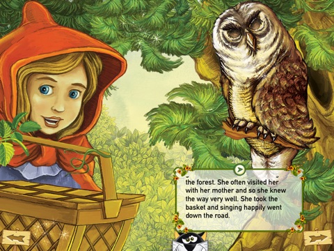 Red Little Riding Hood Interactive Fairy Tale screenshot 2