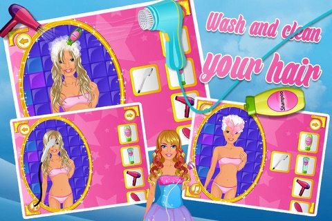 Princess Real Haircuts : Bath,Hair Spa, Makeover & Dressup screenshot 2