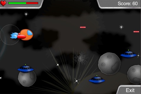 Space Shooter War - Aircraft defense screenshot 2