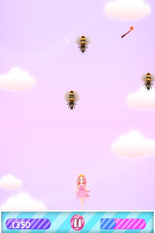 Flying Princess Fairy Escape - Killer Bees Avoiding Rush screenshot 2