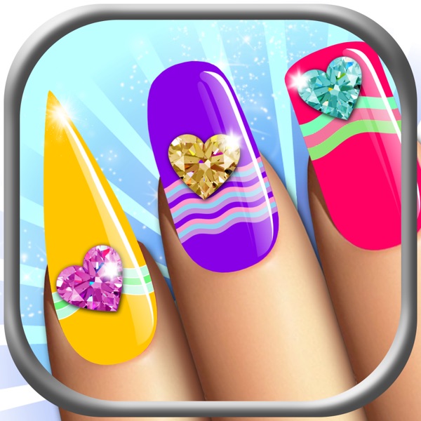Manicure in Stylish Salon – Design Nail Polish on Your Own for Fancy Nails in Girl Makeover Booth