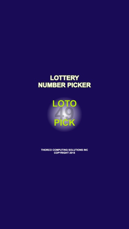 Lottery Number Picker Mobile