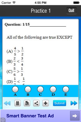 SSAT Quiz: Math Practice Kit screenshot 4