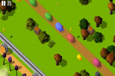 Froggy Crossing The Road Free Game : Jumping In Hazard Jungle Over Ostacles Yummy Coin Endless Game screenshot 2