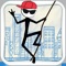 Use your ropes to swing stickman from one skyscraper to another