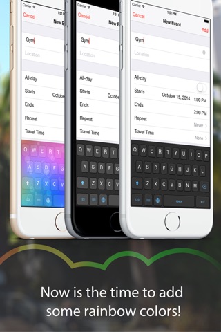 Rainbow — Custom Color Keyboard Themes & Skins screenshot 3