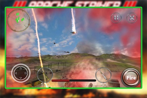 Apache Striker Attack Gunner- face off with fighter apache helicopters and enemy aircrafts screenshot 2