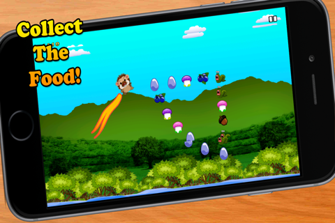 Bouncing Hedgehog! - Help The Launch Tiny Baby Hedgehog To Catch His Food! screenshot 4