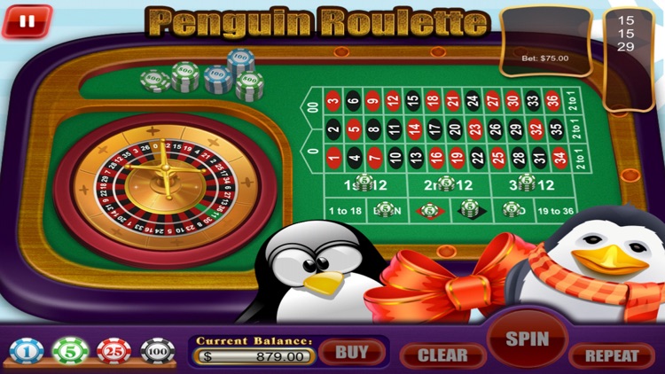 Amazing Social Penguin in Hit the Iceberg Roulette Craze Casino Games Free screenshot-3