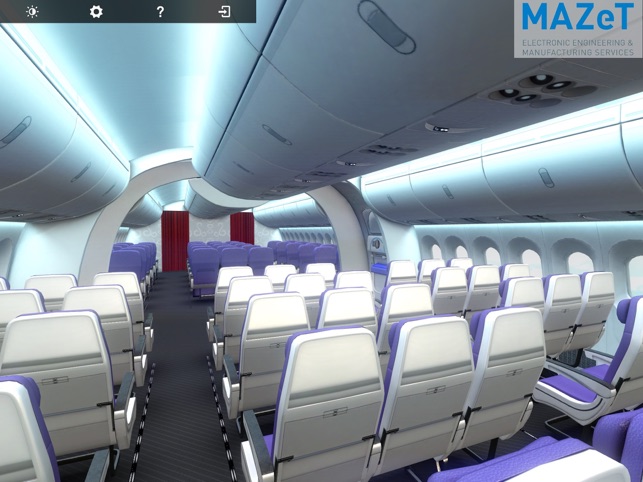 MAZeT Aircraft Cabin Lighting Color Control Demonstrator(圖2)-速報App