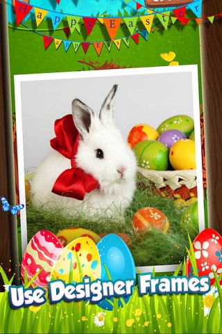 Easter Egg Hunt 2015 Photo Frame and Collage Editor - Candy , Kids , Rabbits and Chocolate Eggs : FREE App screenshot 3