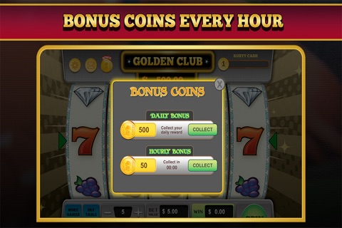 GOLDEN Slots 777 - Elite Slot Machine PLAY OFFLINE! screenshot 2