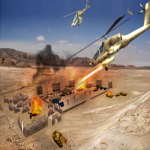 Stealth Helicopter Fighter War iOS App