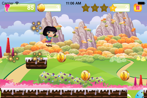 Candy World - Run Through Magical Land of Candies Free screenshot 2