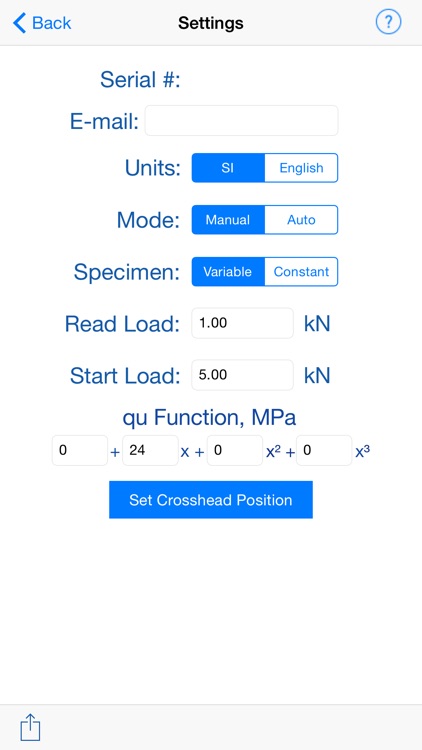 Point Load Tester