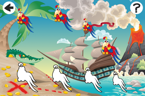 Car-ibbean Pirate-s with Hook-s in the Sea Kid-s Learn-ing Game-s screenshot 4