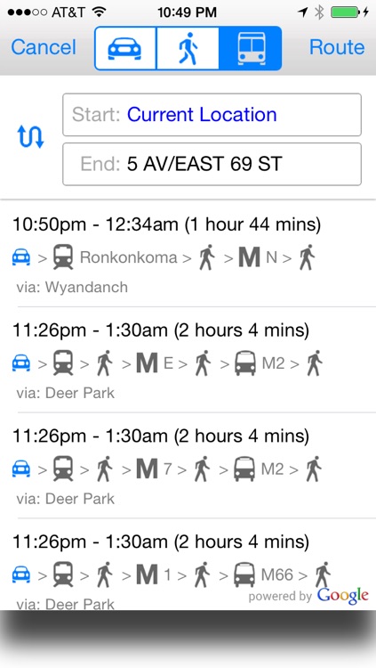 NYC Instant Real Time MTA Bus Text - Public Transportation Directions and Trip Planner Pro screenshot-4