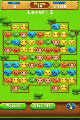 Pet crush hd-The best free puzzel  match 3 game for kids and family. screenshot 2