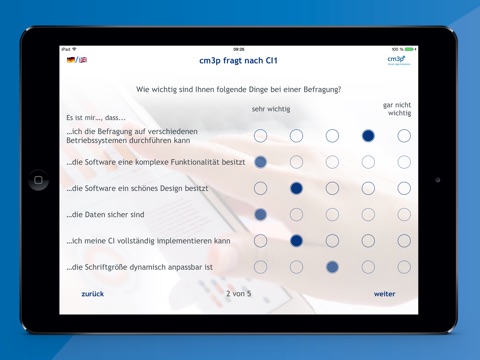 cm3p Smart Survey screenshot 2
