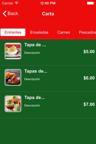 APP RESTAURANTES screenshot 3