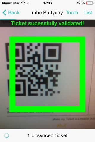 makemyticket Scanner App screenshot 3