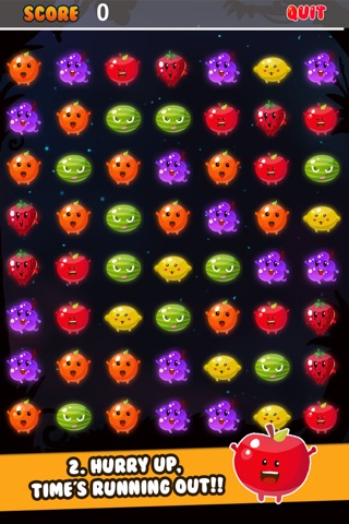 Fruit Match Mania : Sweet Treat Revenge - Free Game! screenshot 2