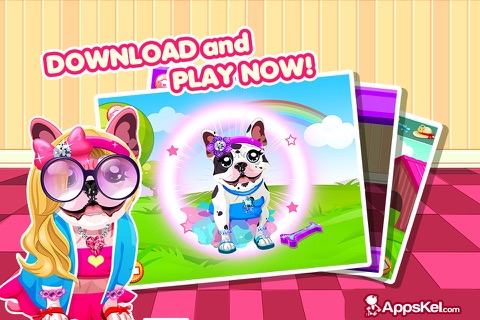 Fun Doggy Dress Up - Beauty Baby Pup Pets Salon And Hair Fashion For Girls Free Game screenshot 4