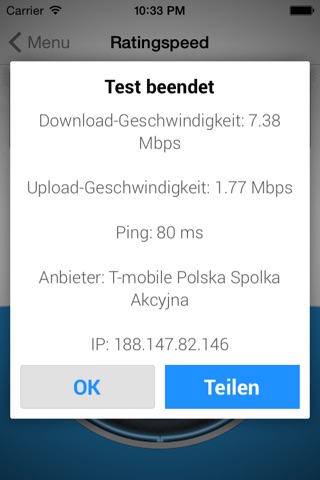 Rating Speed Test screenshot 3