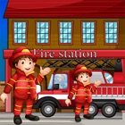 Alert Fire: Sort By Size Game for Children to Learn and Play with Firefighters