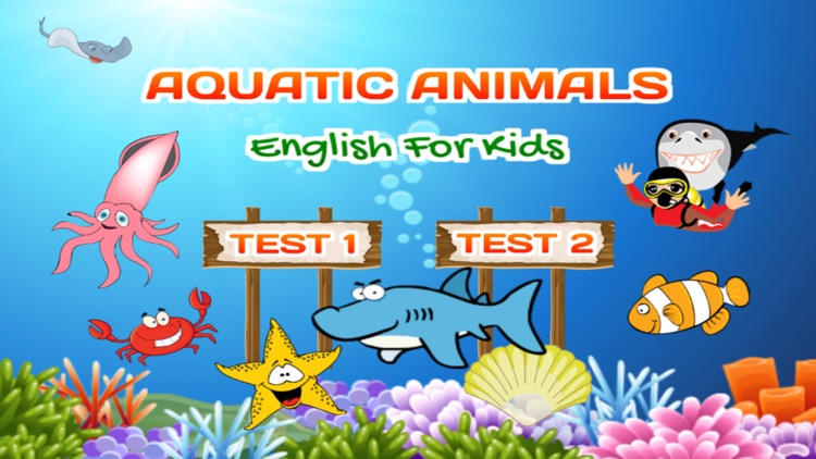 Aquatic Animals Vocabulary English For Kids By Trirat Nuipirom